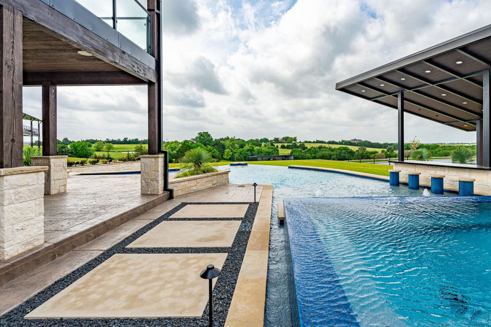Pool Landscape Design and Installation in McKinney, TX