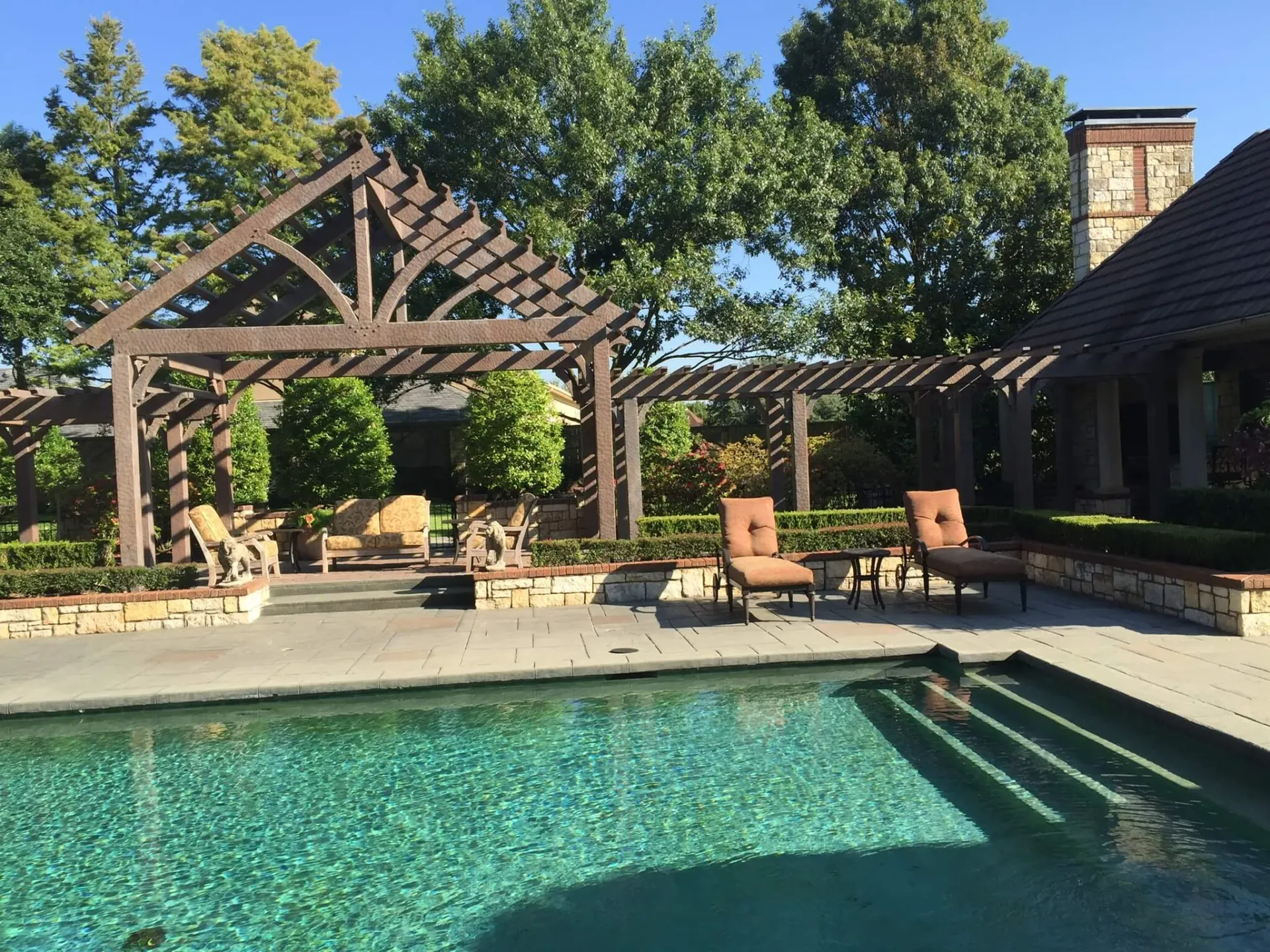 Hand Hewn Shade Structure