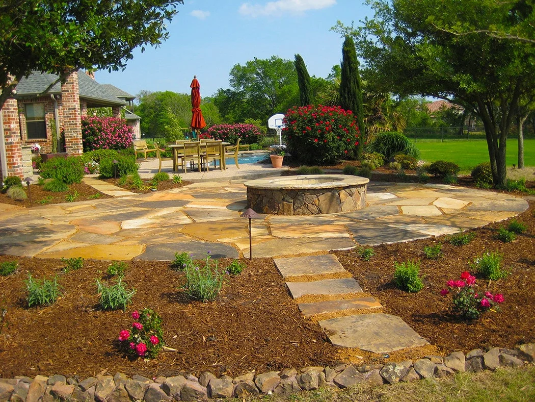 Fire Pit & Pool Landscape