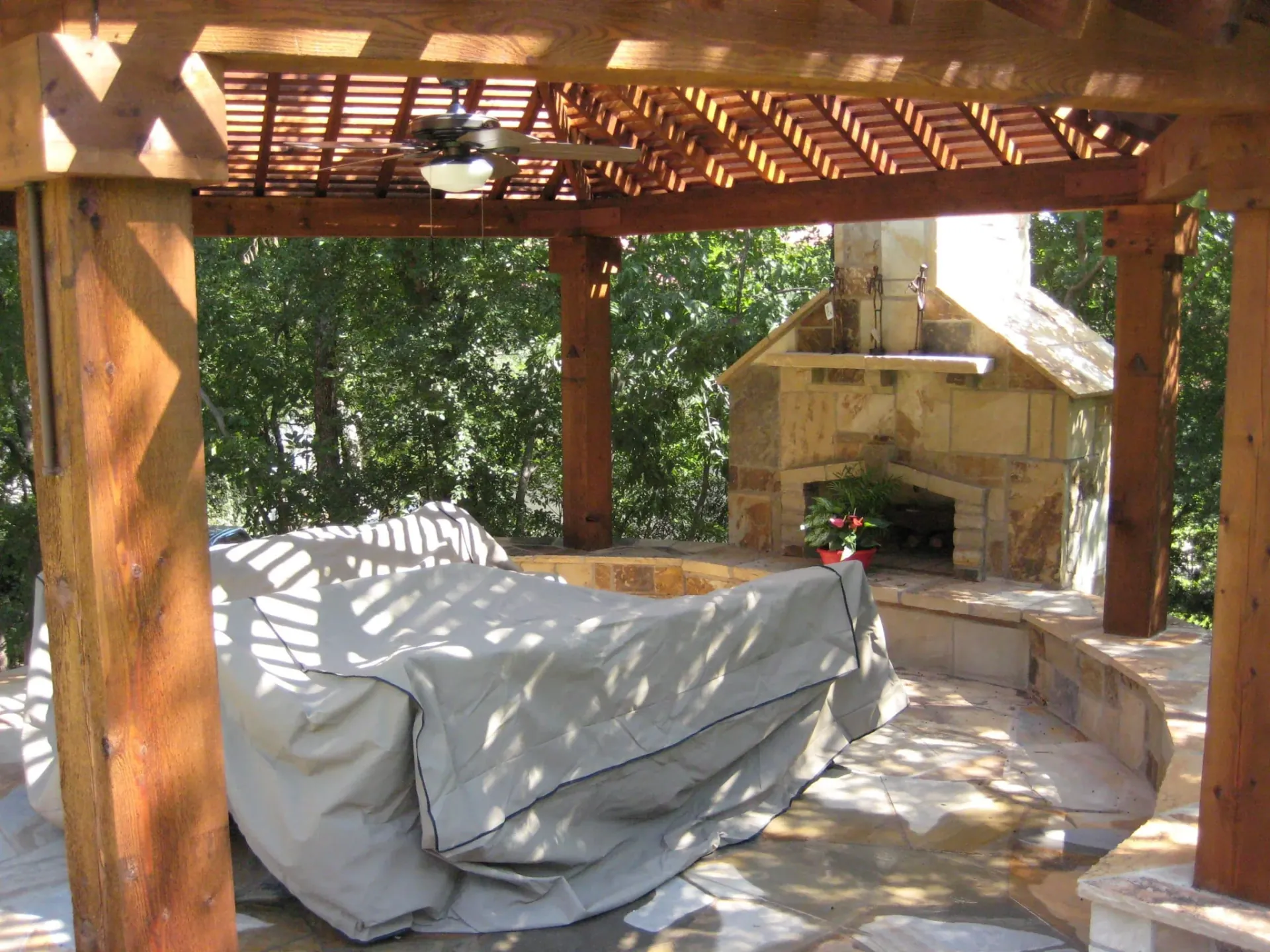 Fireplace & Pergola — image 3